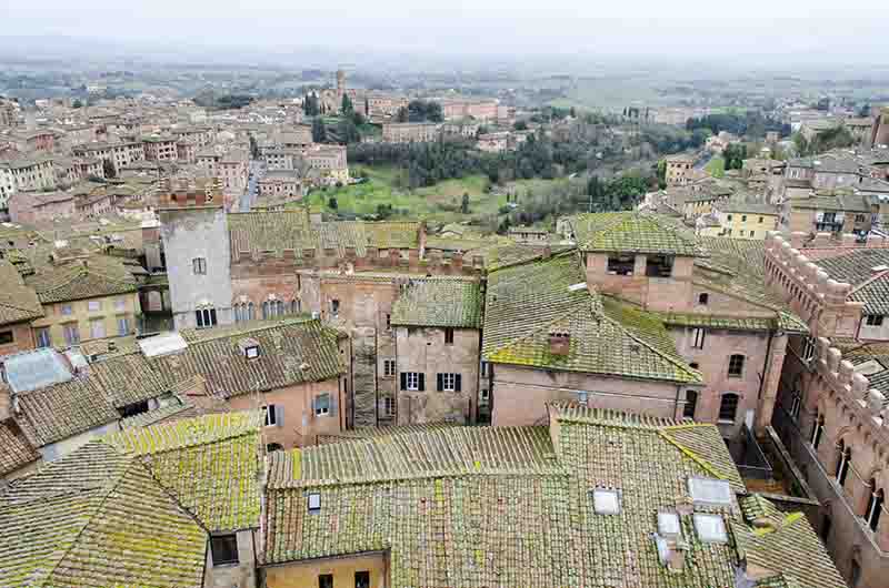 87 - Italia - Siena - panoramica